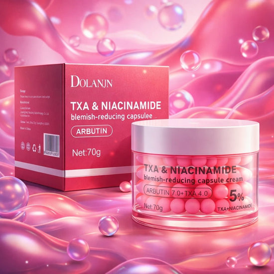CRÈME CAPSULES ANTI-ÂGE & ANTI-TACHES DOLANJN TXA + NIACINAMIDE & ARBUTINE 7% | STOCK LIMITÉ
